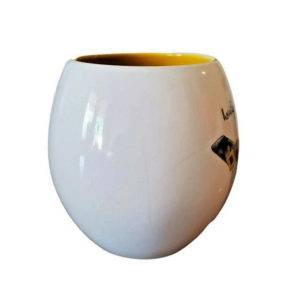 Rae Dunn Artisian Collection Magenta Howdy Pilgrim Mug Coffee Tea Thanksgiving - Picture 4 of 6